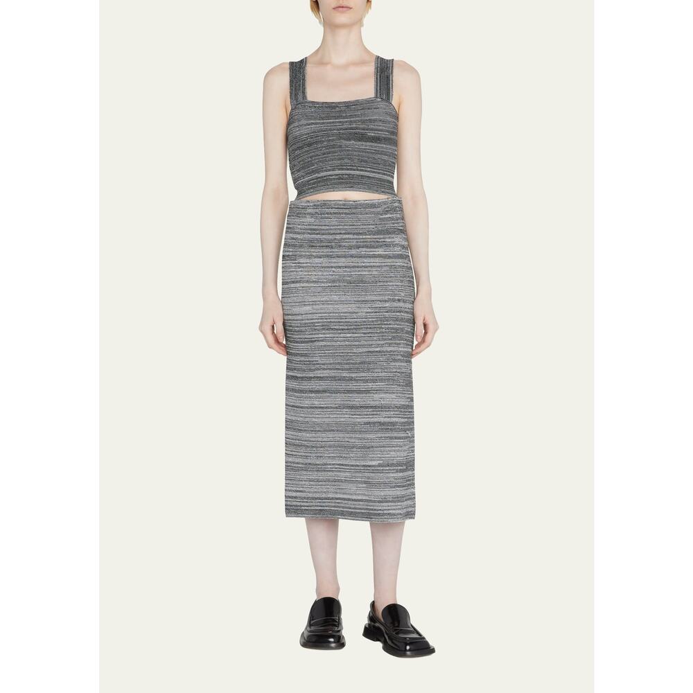 Proenza Schouler Label Black Midi Skirt Size XS